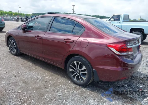 2013 Honda Civic Ex из США, поврежденный, VIN 19XFB2F8XDE274655
